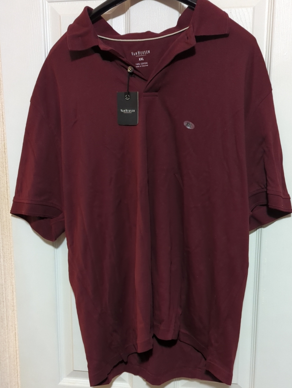 Van Heusen Men's Maroon Polo Shirt
